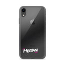 Clear iPhone Case - Megan Blessed