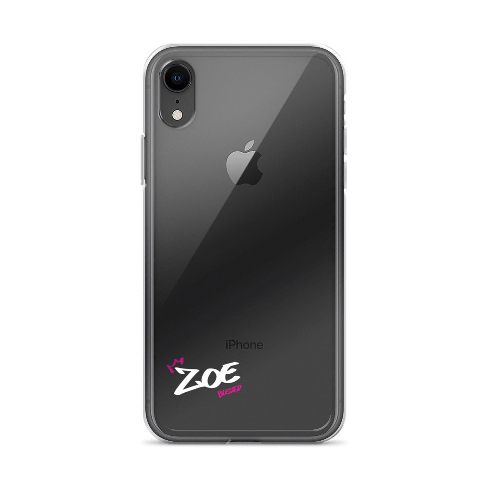 Clear iPhone Case - Zoe Blessed