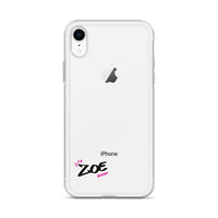 Clear iPhone Case - Zoe Blessed