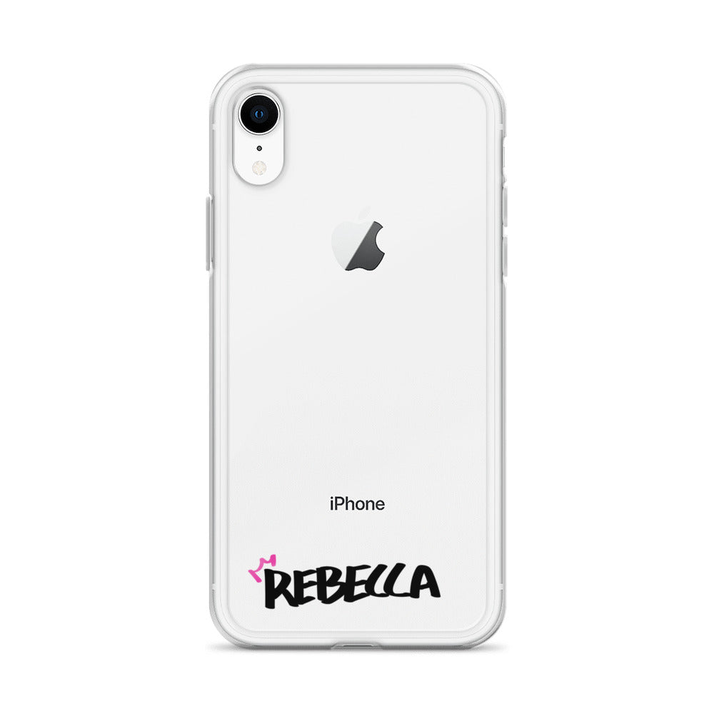 Clear iPhone Case - Rebecca