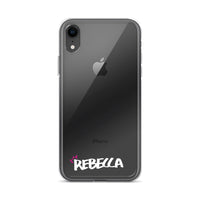 Clear iPhone Case - Rebecca