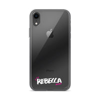 Clear iPhone Case - Rebecca Blessed