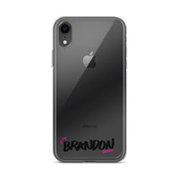 Clear iPhone Case - Brandon Blessed