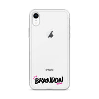 Clear iPhone Case - Brandon Blessed