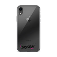 Clear iPhone Case - Jayden Blessed