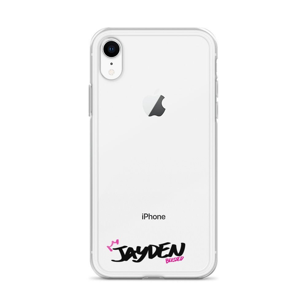 Clear iPhone Case - Jayden Blessed