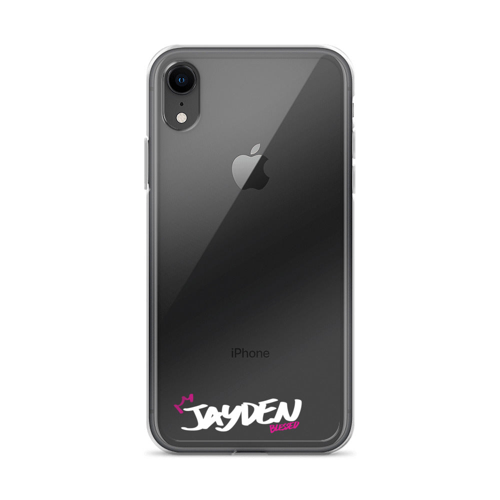 Clear iPhone Case - Jayden Blessed