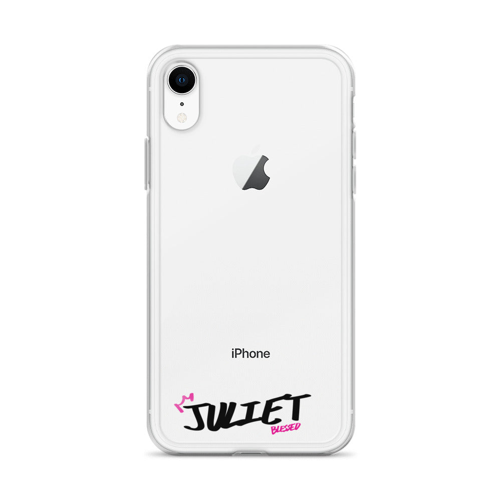 Clear iPhone Case - Juliet Blessed