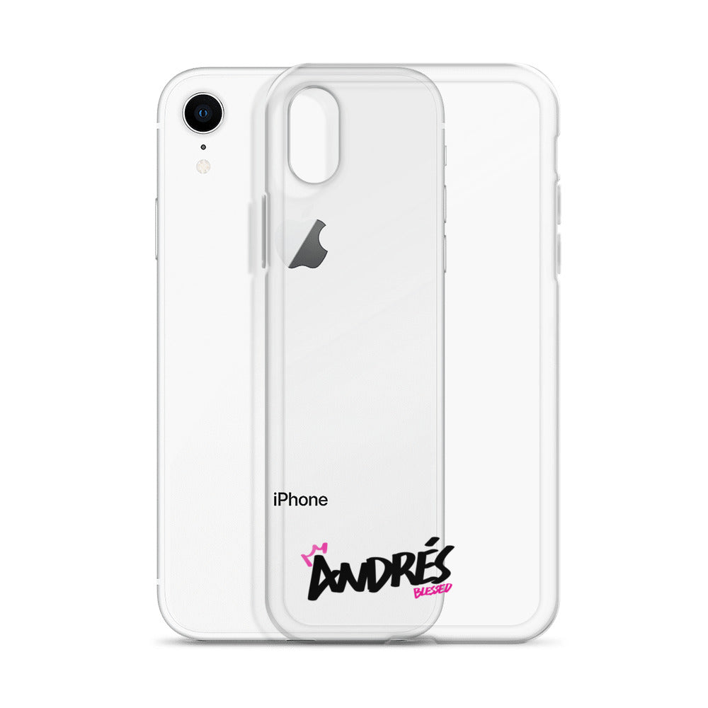 Clear iPhone Case - Andres Blessed