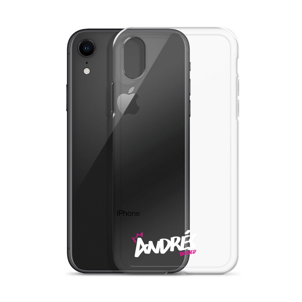 Clear iPhone Case - Andres Blessed