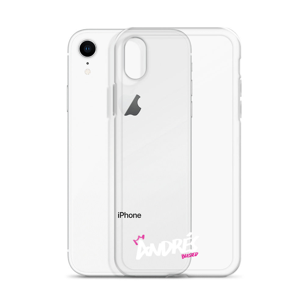 Clear iPhone Case - Andres Blessed