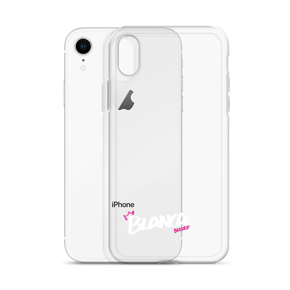 Clear iPhone Case - Blanca Blessed