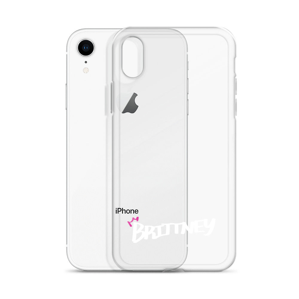 Clear iPhone Case - Brittney