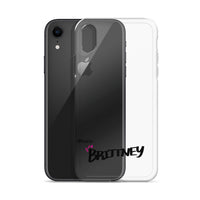 Clear iPhone Case - Brittney