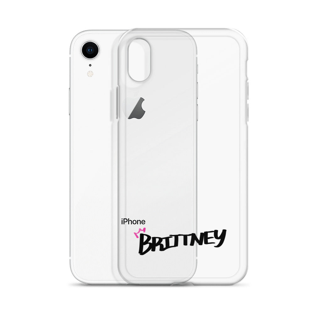 Clear iPhone Case - Brittney