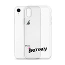 Clear iPhone Case - Brittney