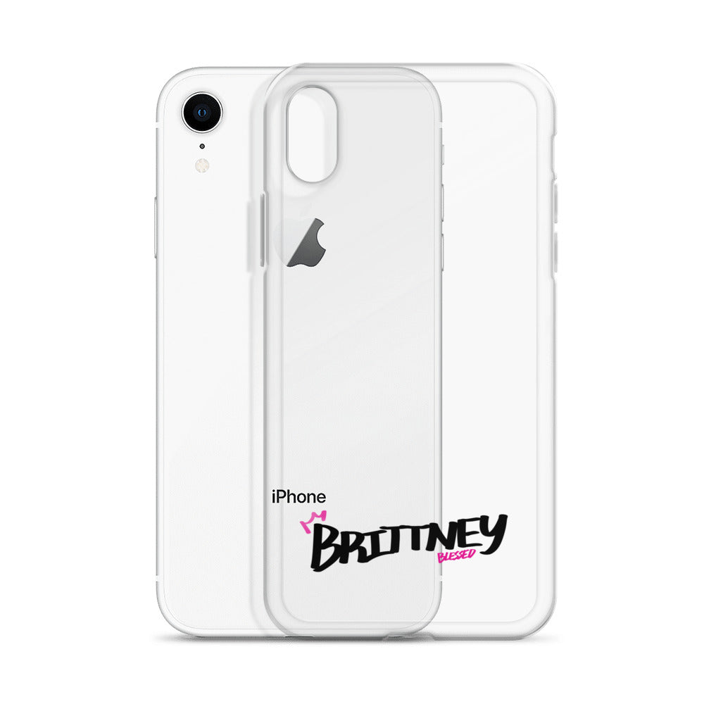 Clear iPhone Case - Brittney Blessed