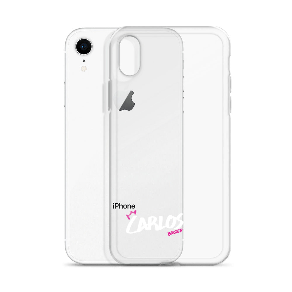 Clear iPhone Case - Carlos Blessed