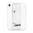 Clear iPhone Case - Carlos