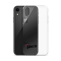 Clear iPhone Case - David