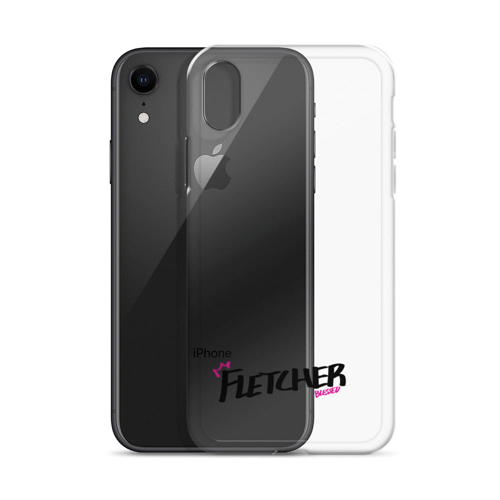 Clear iPhone Case - Fletcher Blessed