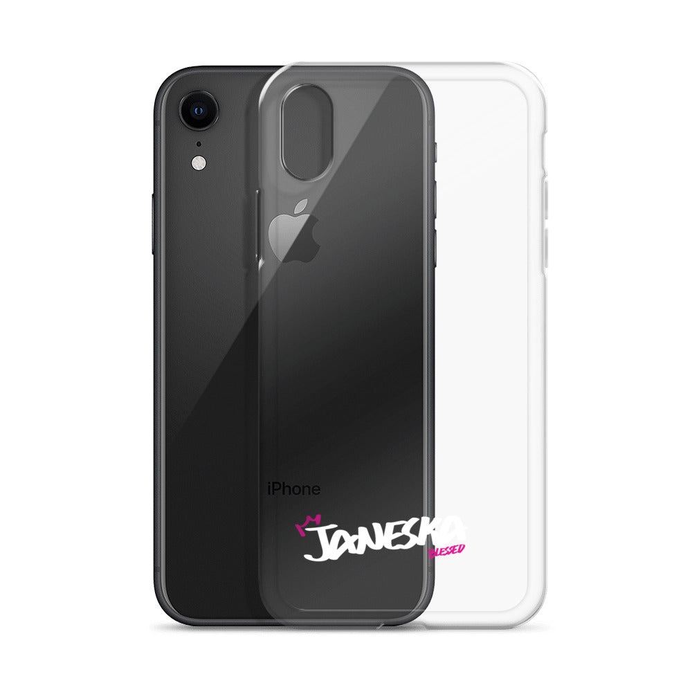 Clear iPhone Case - Janeska Blessed