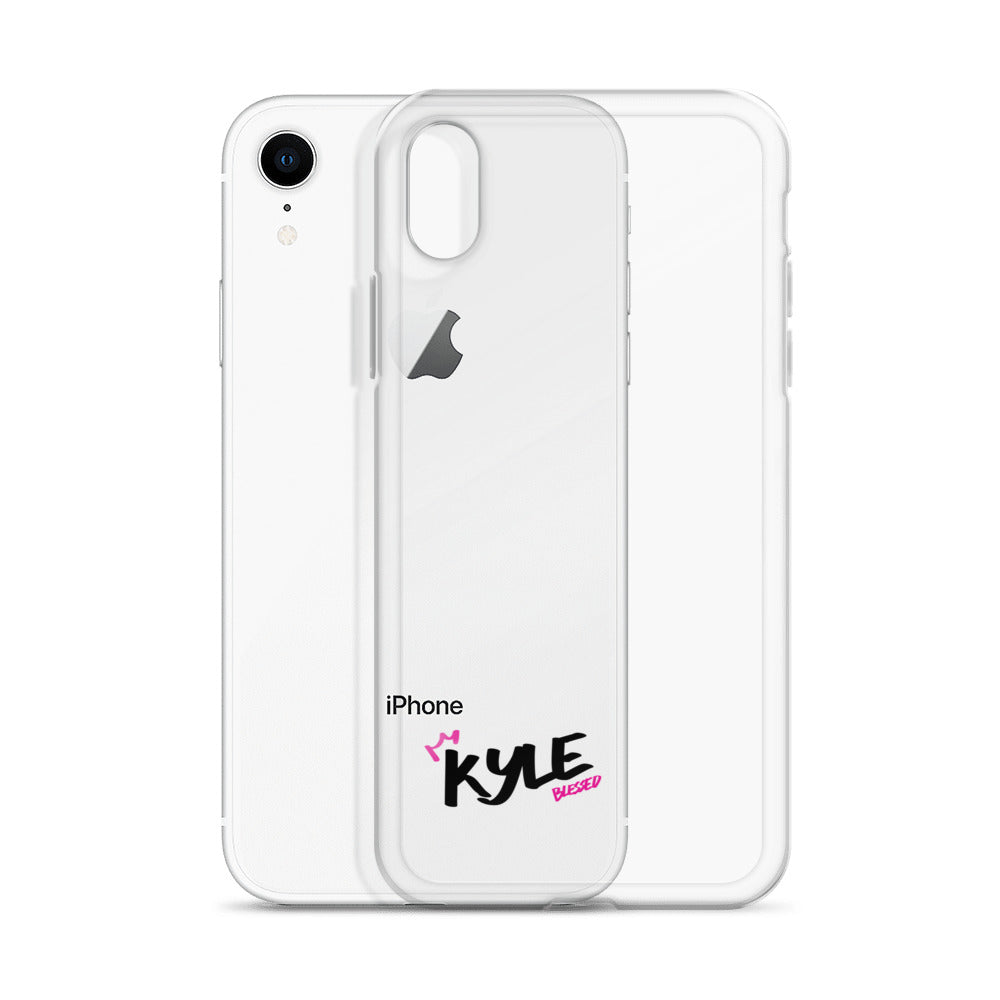 Clear iPhone Case - Kyle Blessed