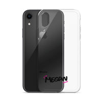 Clear iPhone Case - Megan Blessed