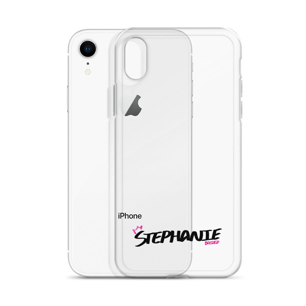 Clear iPhone Case - Stephanie Blessed