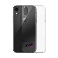 Clear iPhone Case - Zoe Blessed