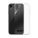 Clear iPhone Case Black Text - Alan