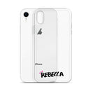 Clear iPhone Case - Rebecca