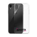 Clear iPhone Case - Rebecca Blessed