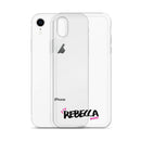 Clear iPhone Case - Rebecca Blessed