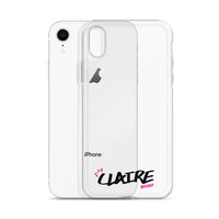 Clear iPhone Case - Claire Blessed