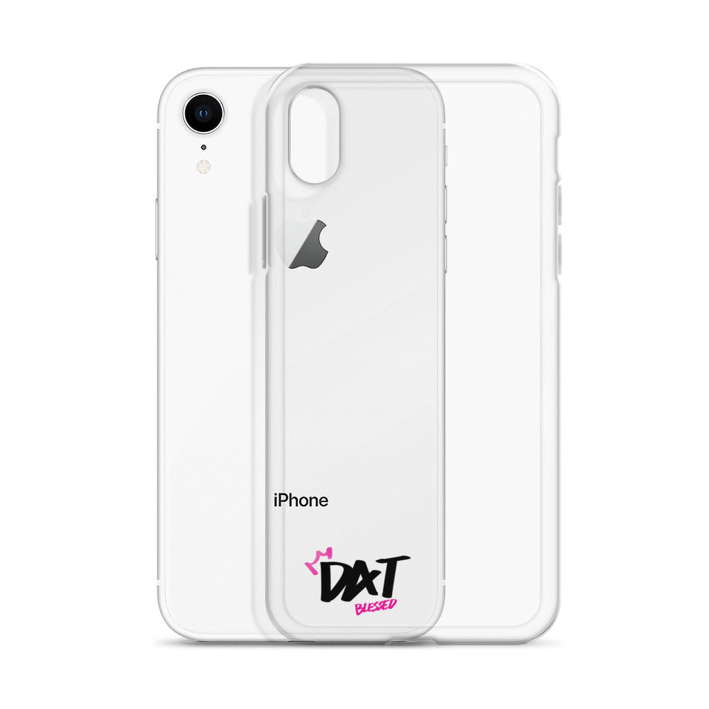 Clear iPhone Case - Dat Blessed