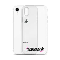 Clear iPhone Case - Isabella Blessed