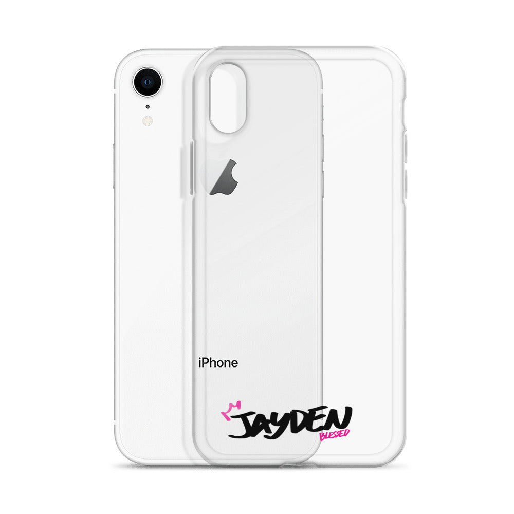 Clear iPhone Case - Jayden Blessed