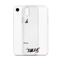 Clear iPhone Case - Julie Blessed