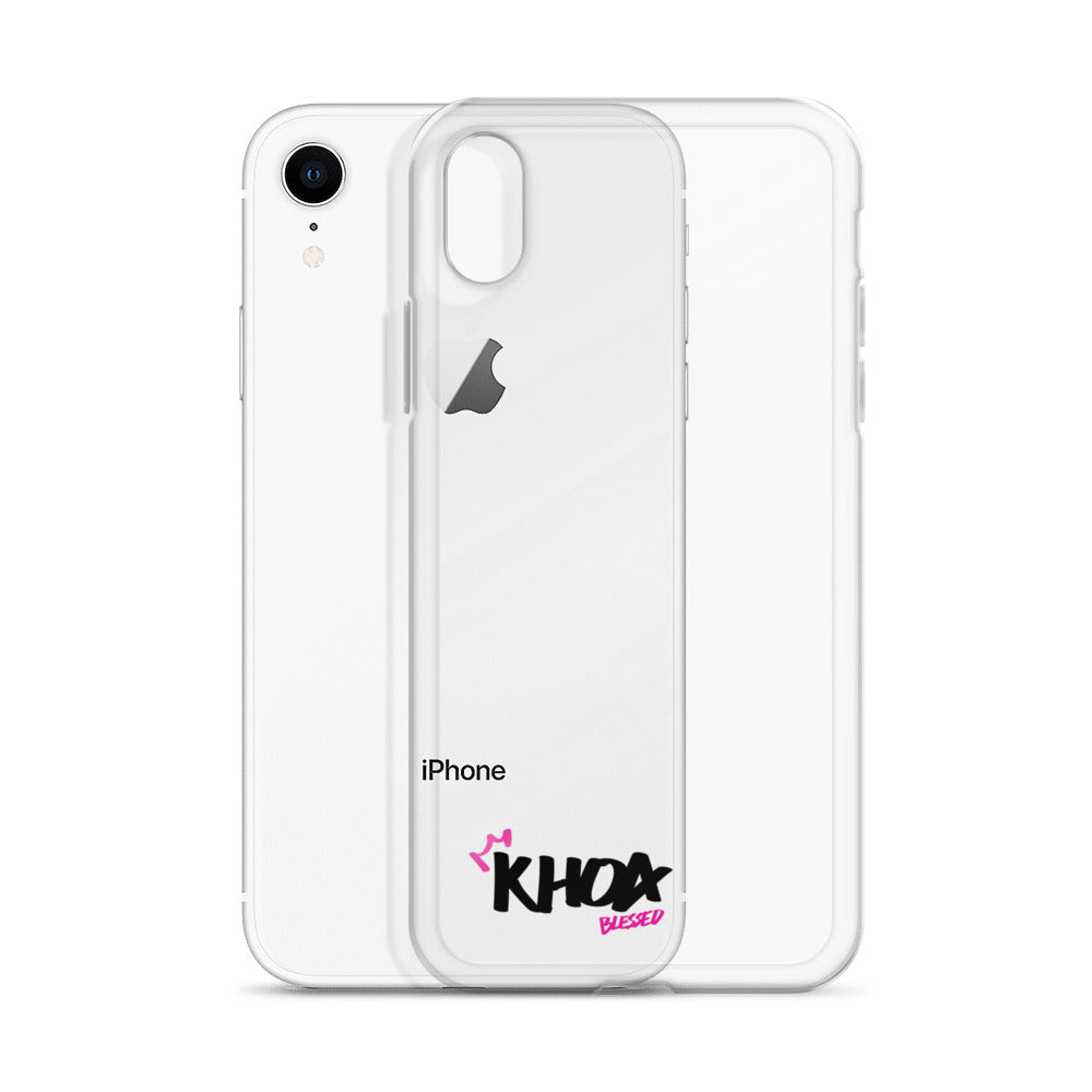 Clear iPhone Case - Khoa Blessed