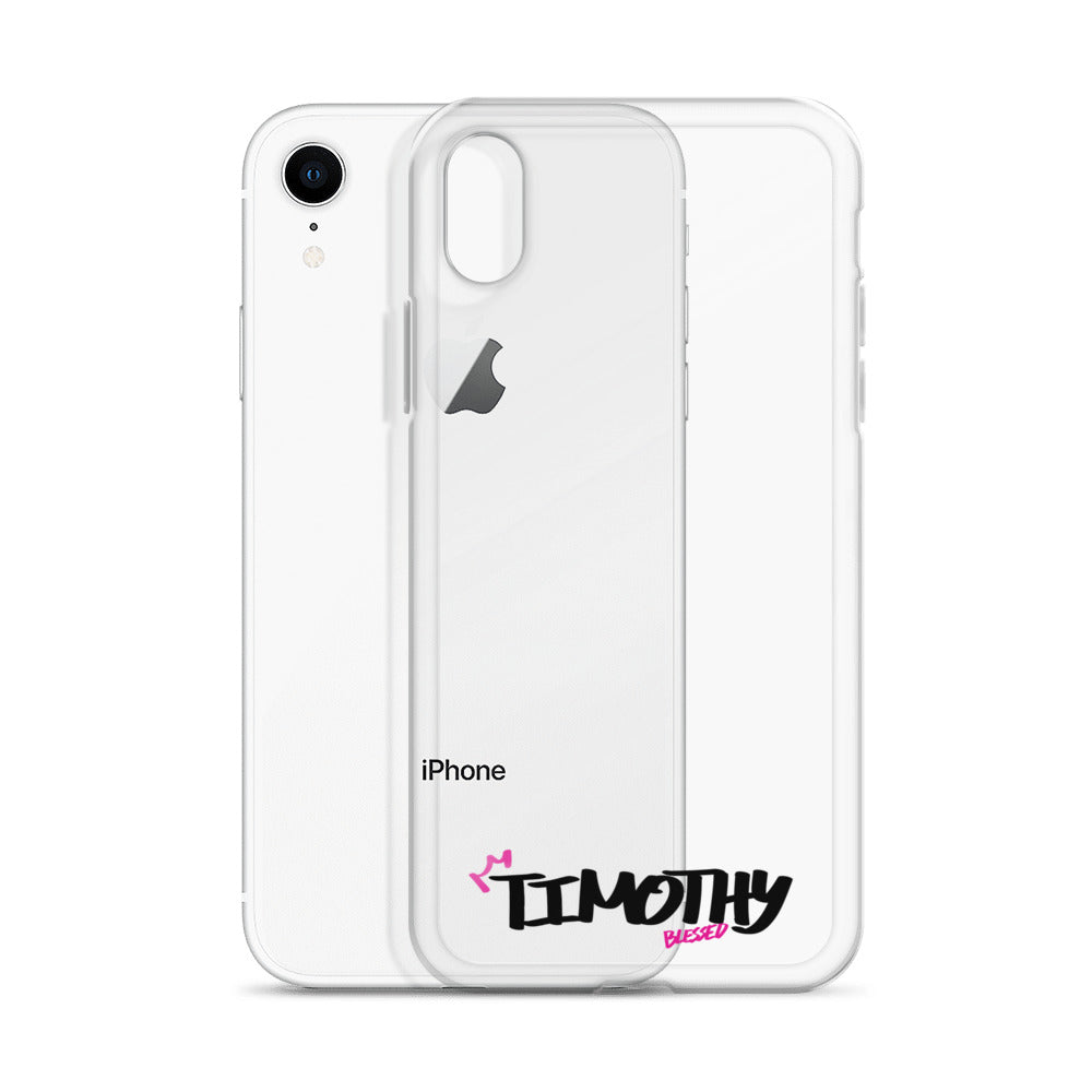 Clear iPhone Case - Timothy Blessed