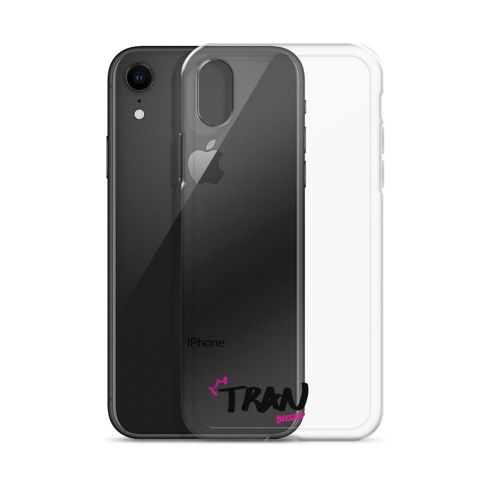 Clear iPhone Case - Tran Blessed