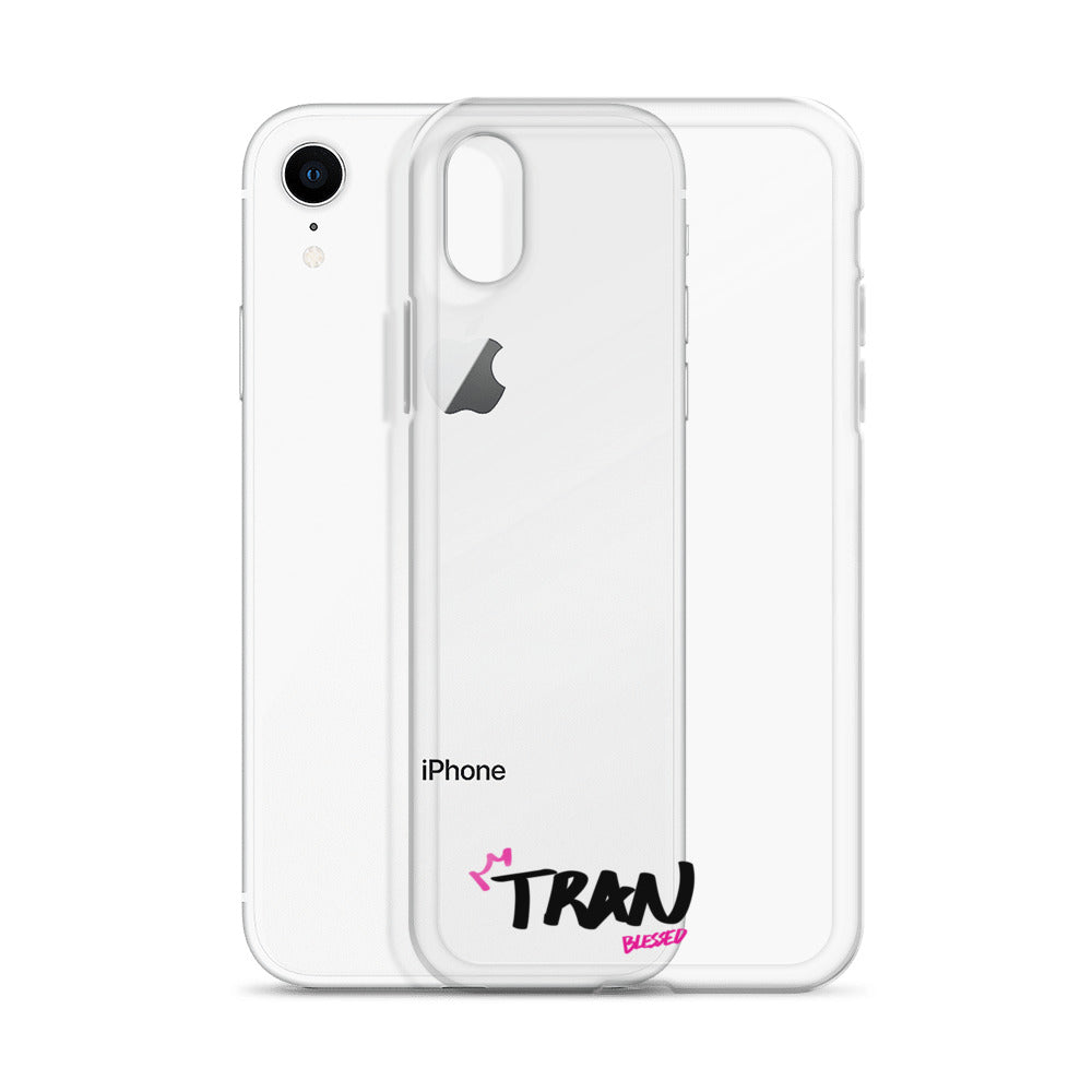 Clear iPhone Case - Tran Blessed