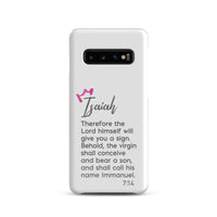 Samsung Galaxy case - Isaiah 7:14