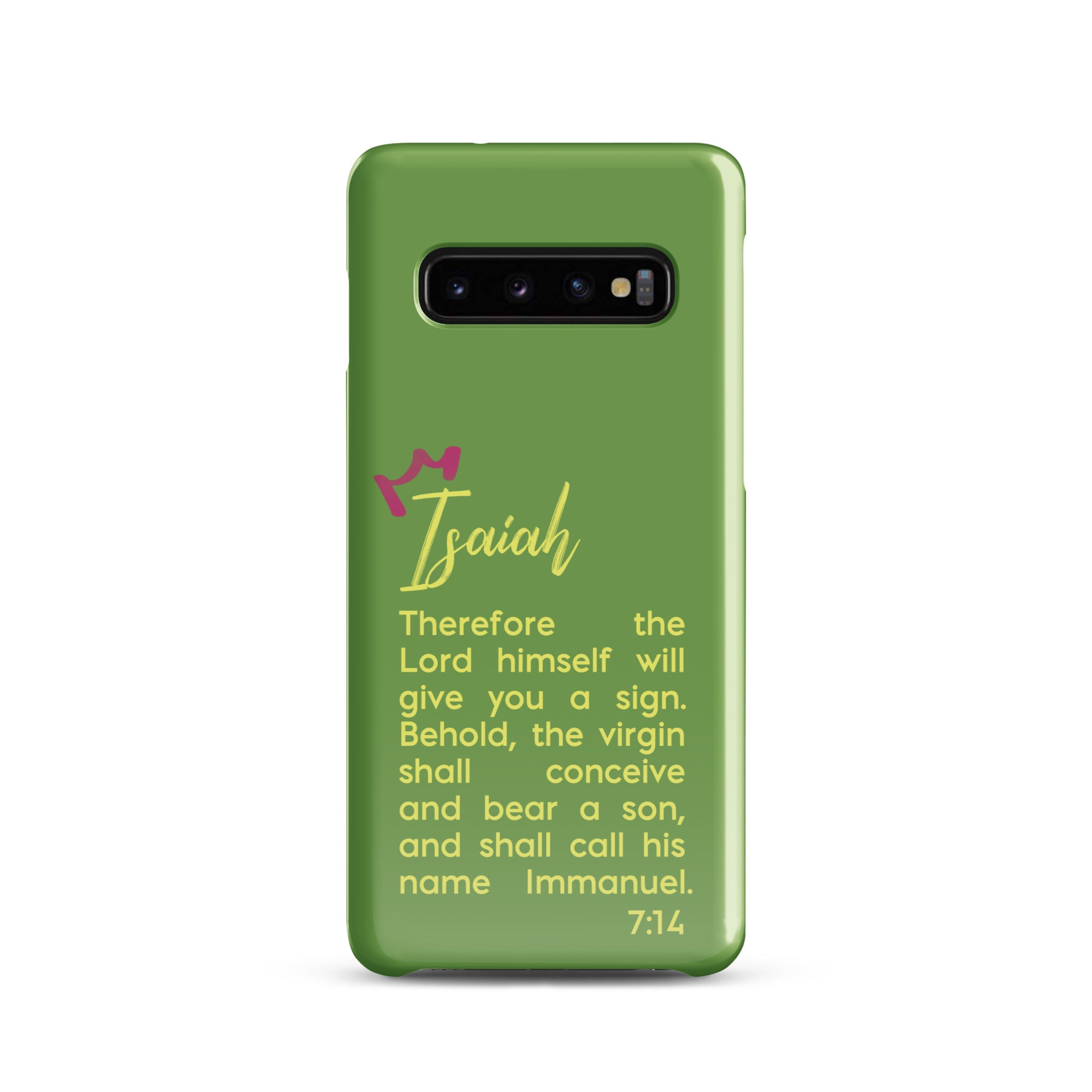 Samsung Galaxy case - Isaiah 7:14