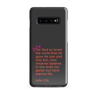 Samsung Galaxy case  - John 3:16