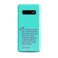 Samsung Galaxy case  - John 3:16