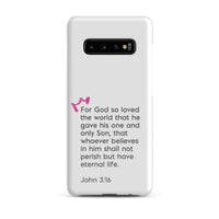 Samsung Galaxy case  - John 3:16