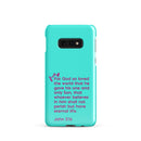 Samsung Galaxy case  - John 3:16