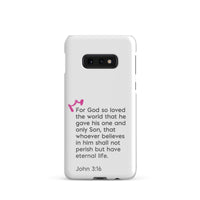 Samsung Galaxy case  - John 3:16